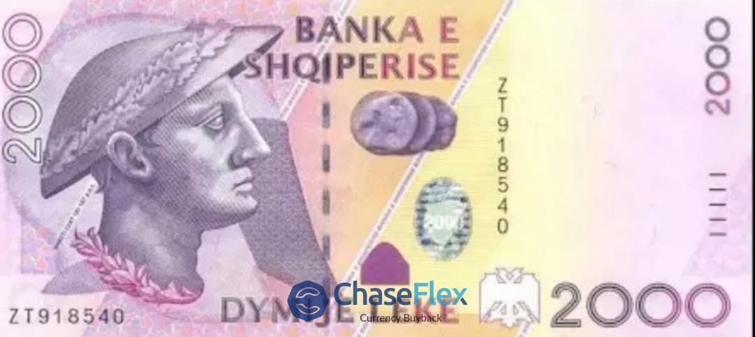 2000 Albanian Lek banknote