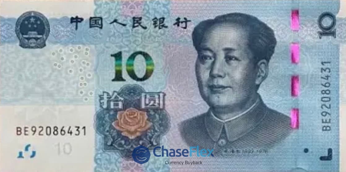 10 Chinese Yuan Banknote