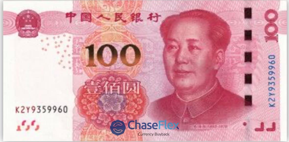 100 Chinese Yuan Banknote