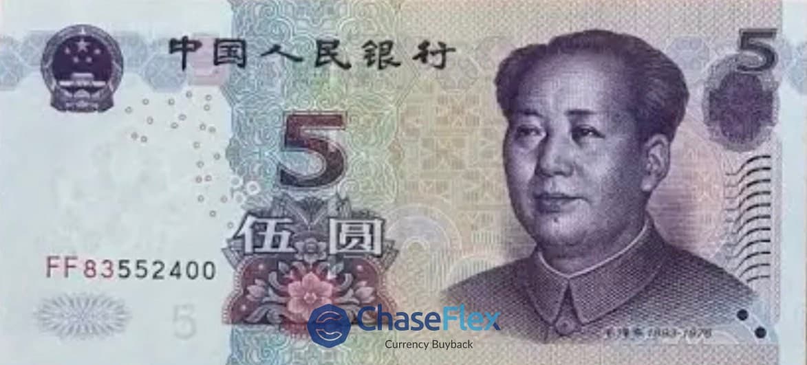 5 Chinese Yuan Banknote