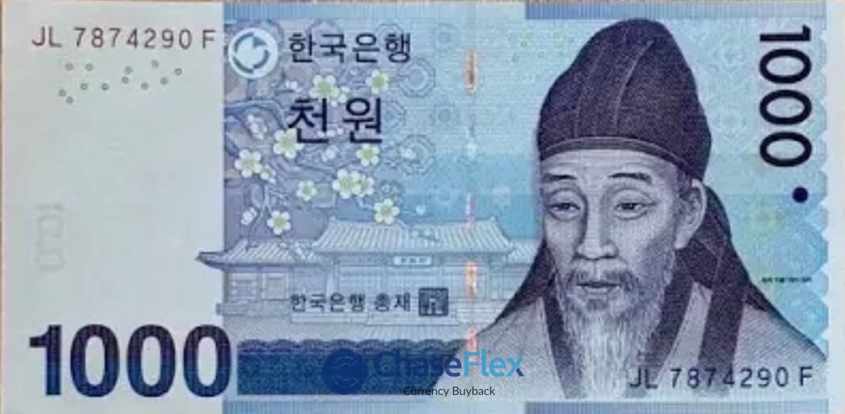 1000 Korean Won Banknote