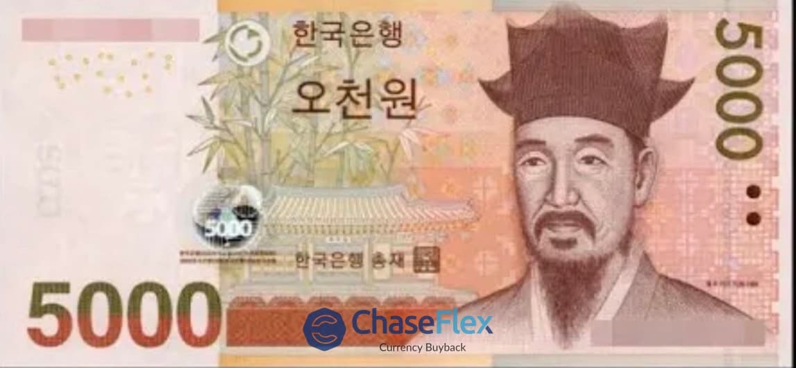 5000 Korean Won Banknote