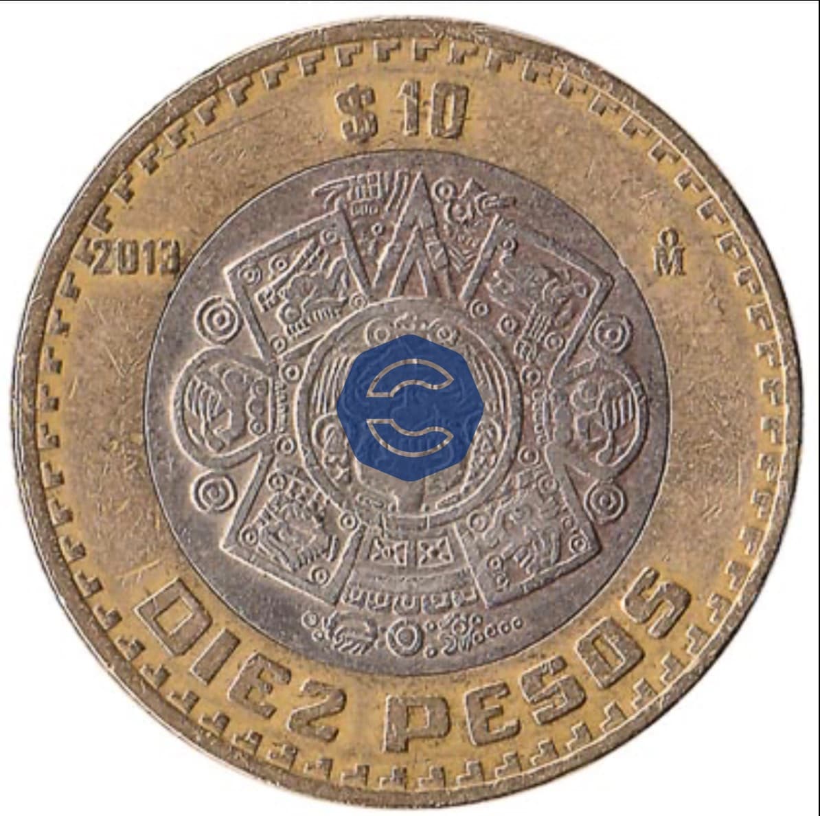 10 Mexican Peso Coin