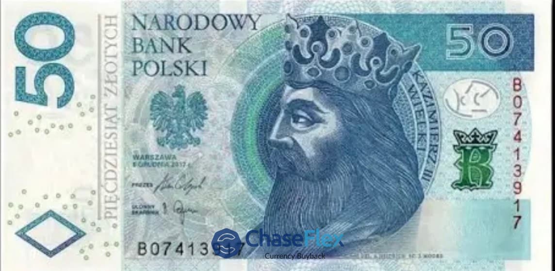 50 Polish Zloty Banknote