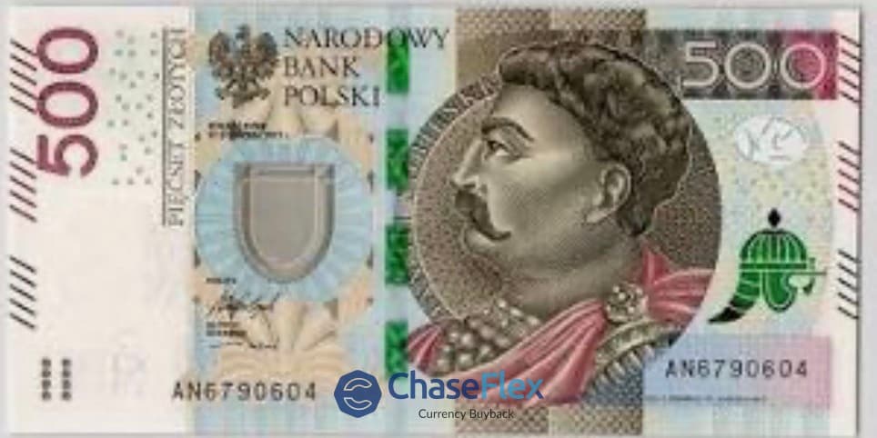 500 Polish Zloty Bankote