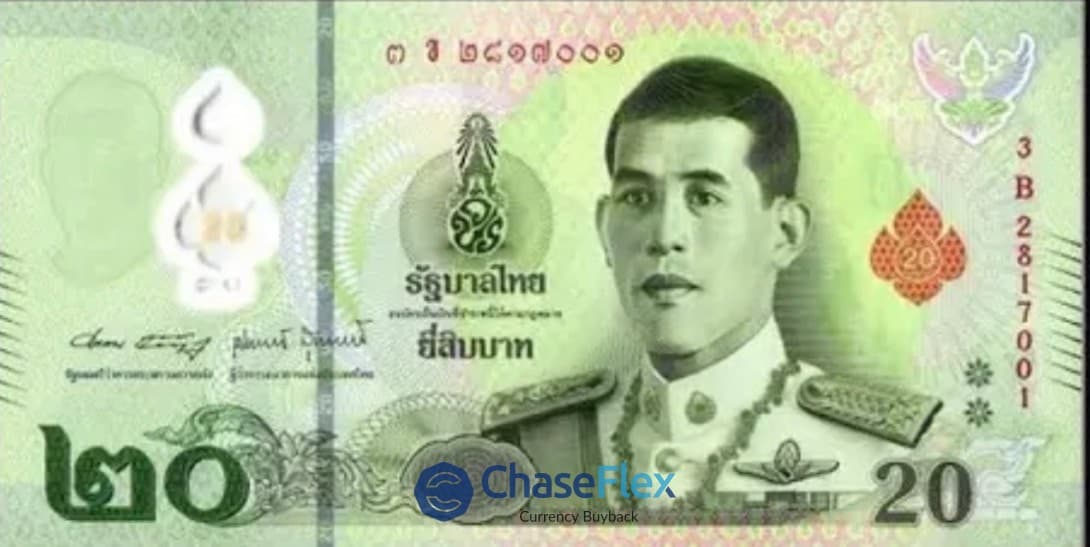 20 Thailand Baht Banknote