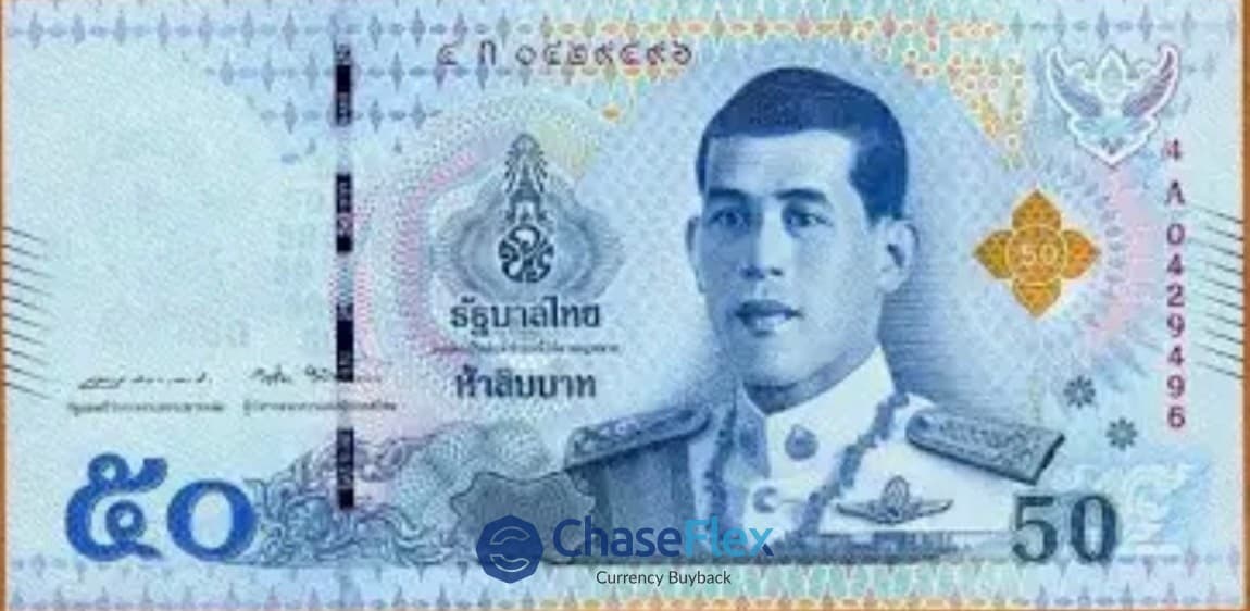 50 Thailand Baht Banknote