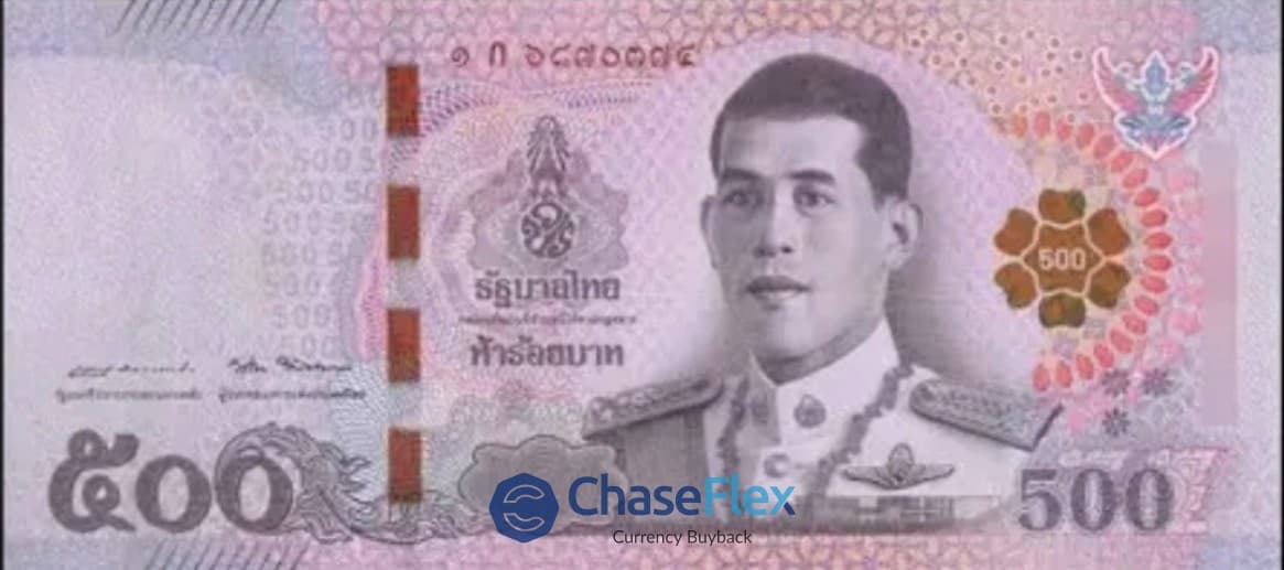 500 Thailand Baht Banknote