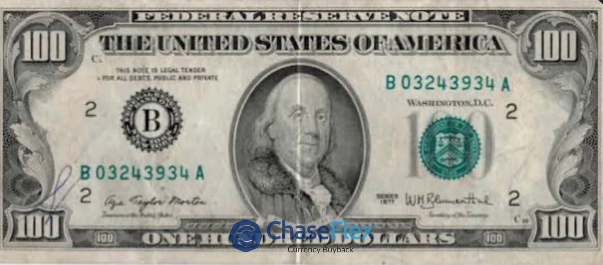 100 American Dollars banknote series 1963
