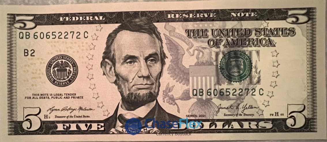 5 American Dollar